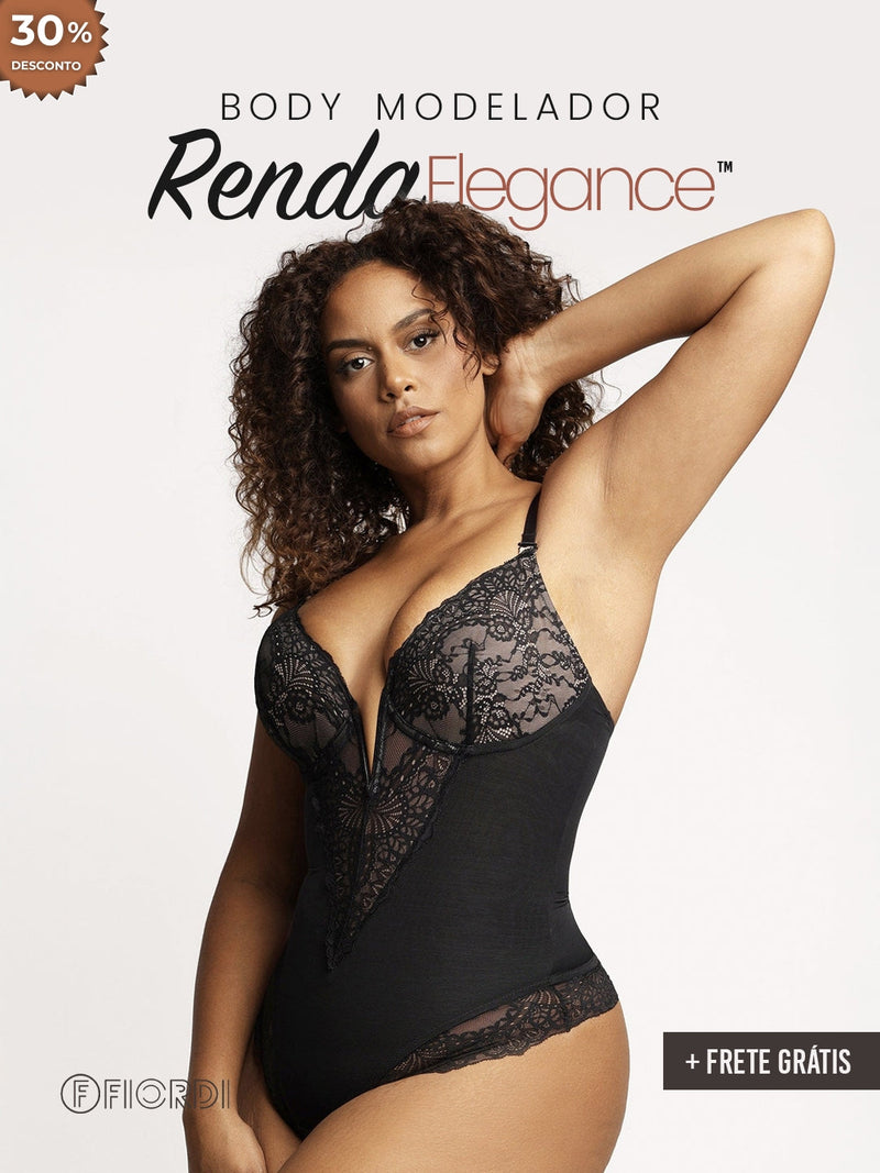 Body Modelador Renda - Elegance™