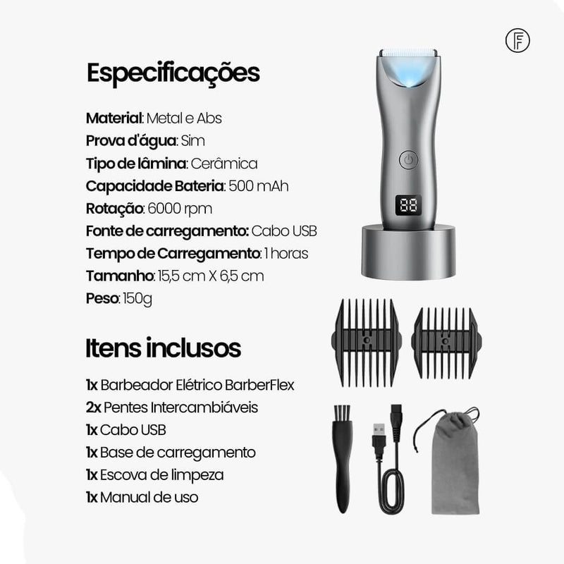 BarberFlex™ - Barbeador Profissional