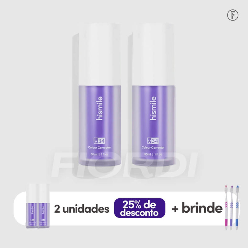 Sérum V34™ - Clareador Dentário + Brinde