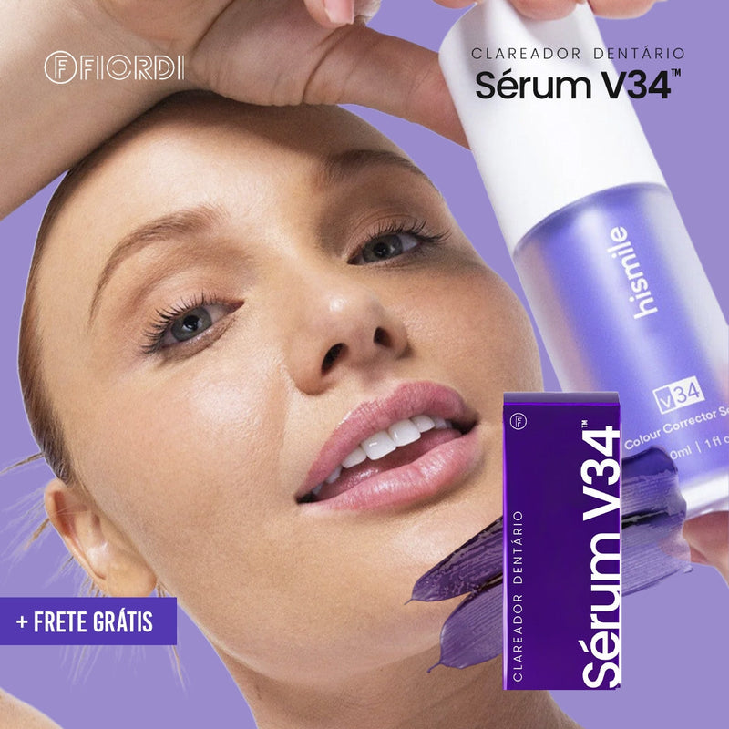 Sérum V34™ - Clareador Dentário + Brinde
