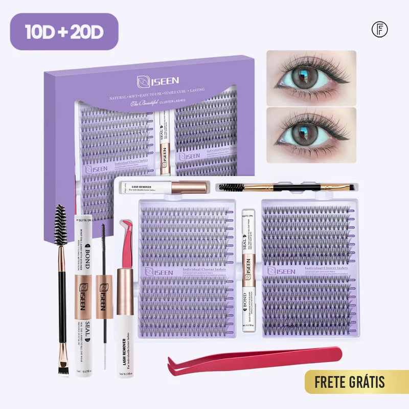 Kit de Extensão de Cílios - LadyUp™