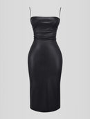 Vestido em Couro Helena